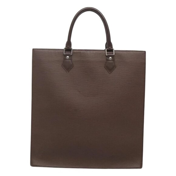 LOUIS VUITTON Epi Sac Plat Hand Bag Mocha - Picture 2 of 16